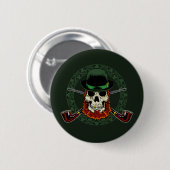 Leprechaun Skull Button (Voorkant /achterkant)