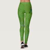 Leprechaun St. Patrick's Broek Leggings (Achterkant)