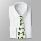 Leprechaun St. Patricks Dag 4 Blad Klaver Gitaar Stropdas (Gebonden)