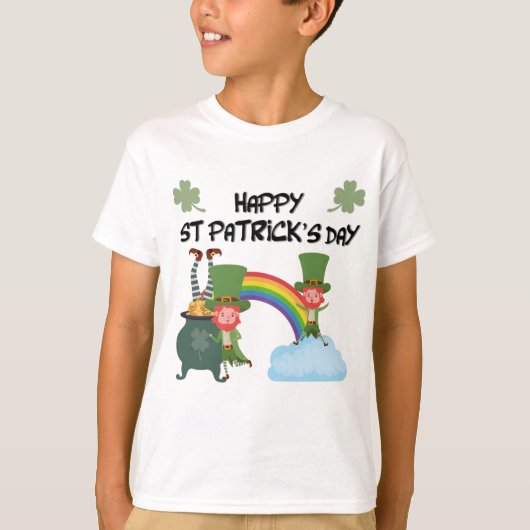 Leprechaun St Patrick's Dag  T-shirt (Voorkant)