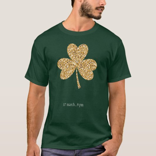 Leprechaun St.Patrick's Day Feest Uitnodiging T-shirt (Voorkant)