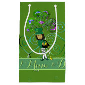 Leprechaun St. Patrick's Day Klein Cadeauzakje (Voorkant)