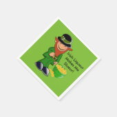 Leprechaun, St. Patrick's Day Paper Napkins Servetten (Hoek)