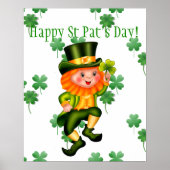 Leprechaun St Patrick's Day Poster (Voorkant)