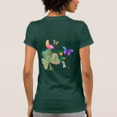 Leprechaun St. Patrick's Day Shamrock T-Shirt (Achterkant)