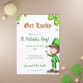 Leprechaun St. Patrick's Day Uitnodiging