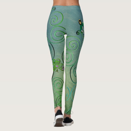 Leprechaun St. Patrick's Leggings (Achterkant)
