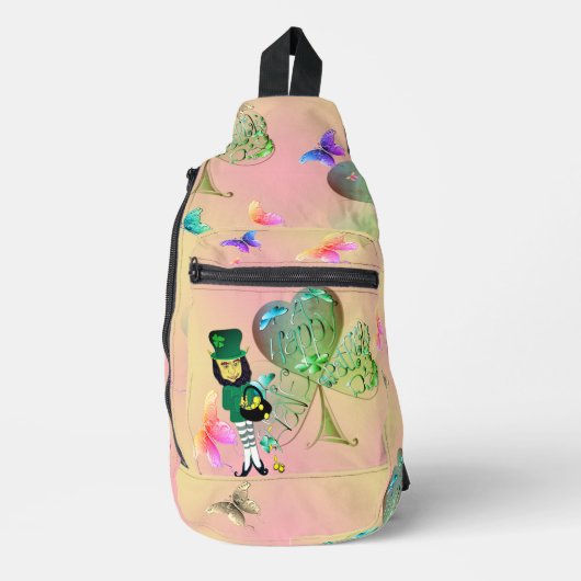 Leprechaun St. Patrick's Print Knip Naai Tas (Voorkant)