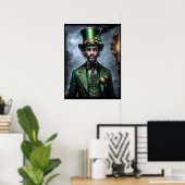 Leprechaun Steampunk stijl Poster (Thuiskantoor)