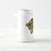 Leprechaun Stein Bierpul (Voorkant links)