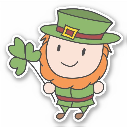 Leprechaun Sticker (Voorkant)