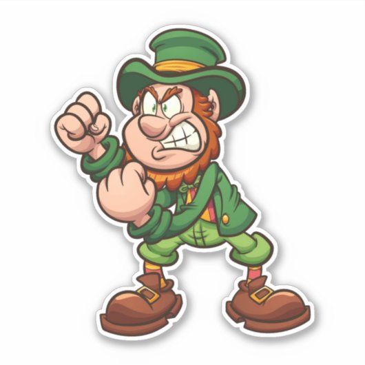 Leprechaun Sticker (Voorkant)