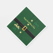 Leprechaun Suit St Patricks Day Party P Napkin Servetten (Hoek)
