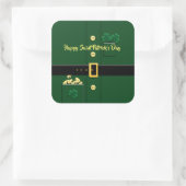 Leprechaun Suit St Patricks Day Party Sticker (Tas)