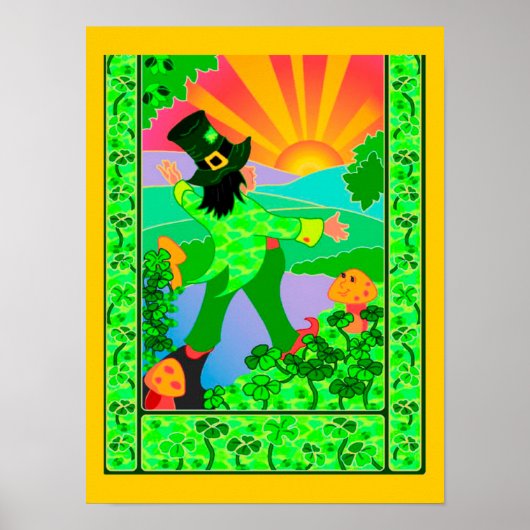 Leprechaun & Sunrise - Poster (Voorkant)