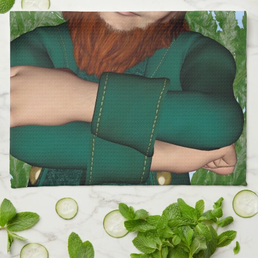 Leprechaun Theedoek (Gevouwen)