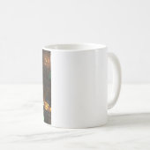 Leprechaun Toon Meisje naast de pot met goud Koffiemok (Voorkant rechts)