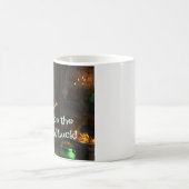 Leprechaun Toon Meisje naast de pot met goud Koffiemok (Center)