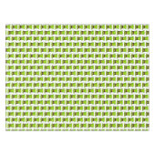 Leprechaun Top Hat Lucky Green St. Patrick's Day Tafelkleed (Voorkant (Horizontaal))