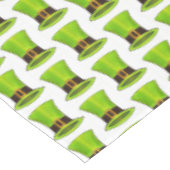 Leprechaun Top Hat Lucky Green St. Patrick's Day Tafelkleed (Gekanteld)