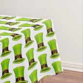 Leprechaun Top Hat Lucky Green St. Patrick's Day Tafelkleed (Voorbeeld)