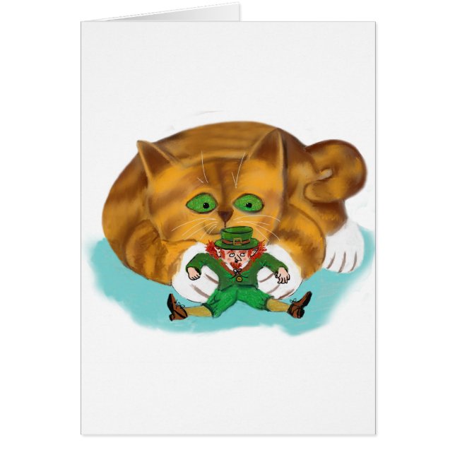 Leprechaun Trapped by a Kitten's Paws (Voorkant)