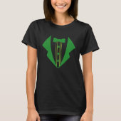 Leprechaun Tuxedo St Patricks Day Irish Lucky Sham T-shirt (Voorkant)