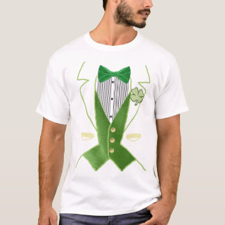 leprechaun tuxedo t-shirt