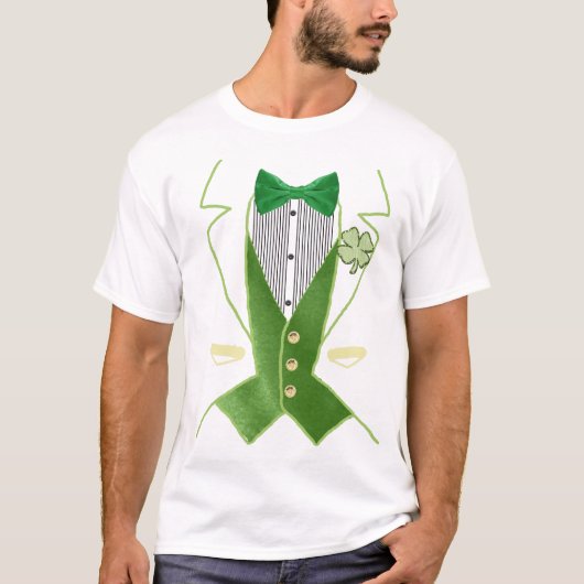 leprechaun tuxedo t-shirt (Voorkant)