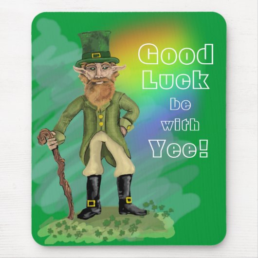 Leprechaun: Veel geluk, Yee! ~muismat Muismat (Voorkant)