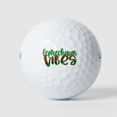 Leprechaun-vibes Golfballen (Voorkant)