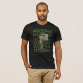 Leprechaun voor St. Paddys Day Beer I Ugly Sweater T-shirt (Voorkant volledig)