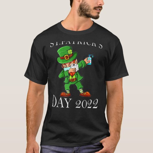 Leprechaun Wearing Mask Funny Saint Patrick S Day T-shirt (Voorkant)