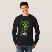 Leprechaun Wearing Mask Funny Saint Patrick S Day T-shirt (Voorkant volledig)