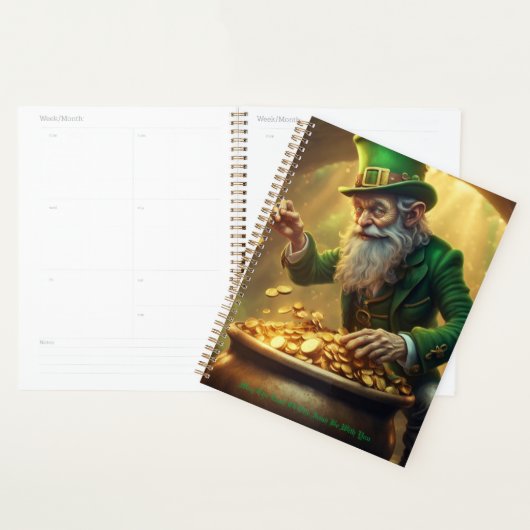Leprechaun-wenskalender Planner (Display)