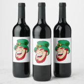 Leprechaun wijn of mousserende wijn etiketten (Flessen)