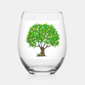 Leprechaun-wijnglas Wijnglas Zonder Voet (Voorkant)