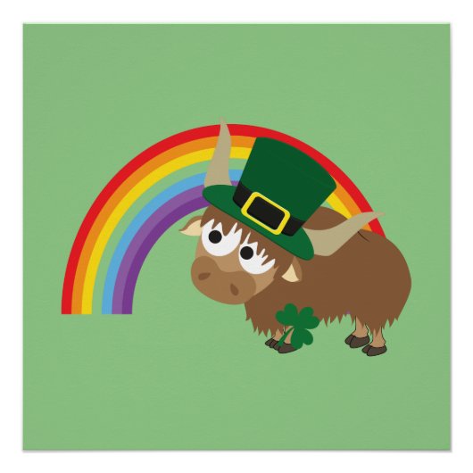 Leprechaun Yak Perfect Poster (Voorkant)