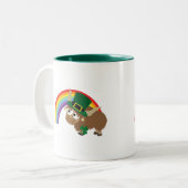 Leprechaun Yak Tweekleurige Koffiemok (Voorkant links)