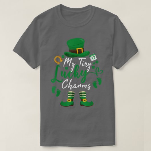 Leprechaun Zwangerschap St Patrick's Day 22 My Tin T-shirt (Design voorkant)
