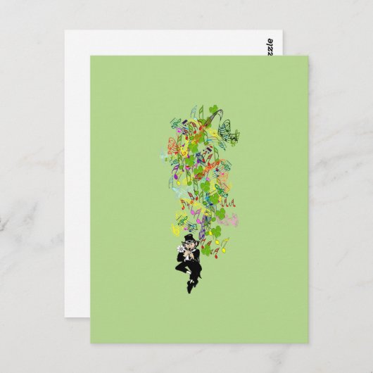 LeprechaunBlackPants Briefkaart (Voorkant / Achterkant)