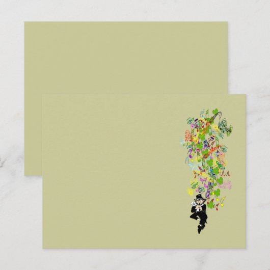 LeprechaunBlackPants Briefkaart (Voorkant / Achterkant)