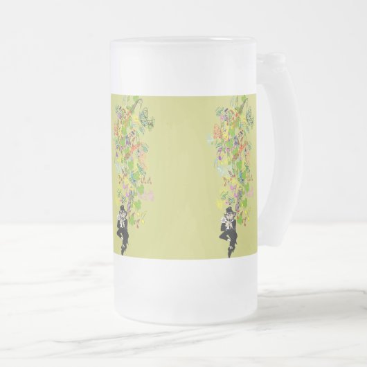 LeprechaunBlackPants Matglas Bierpul (Voorkant rechts)