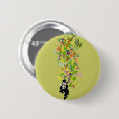 LeprechaunBlackPants Ronde Button 5,7 Cm (Voorkant /achterkant)