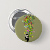 LeprechaunBlackPants Ronde Button 5,7 Cm (Voorkant /achterkant)