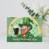 Leprechaun's Blijdschap Onder de Regenboog (Staand voorkant)