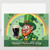Leprechaun's Blijdschap Onder de Regenboog (Voorkant / Achterkant)