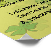 Leprechauns, Castles, Good Luck en Laughter Poster (Hoek)