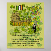 Leprechauns, Castles, Good Luck en Laughter Poster (Voorkant)