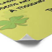 Leprechauns, Castles, Good Luck en Laughter Poster (Hoek)